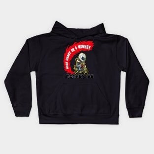 Ride Happy on a Monkey Kids Hoodie